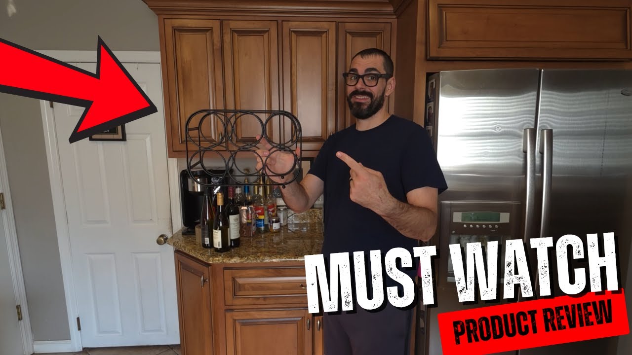 Buruis 6‑Bottle Countertop Wine Rack Review &ndash; Sleek Storage Solution