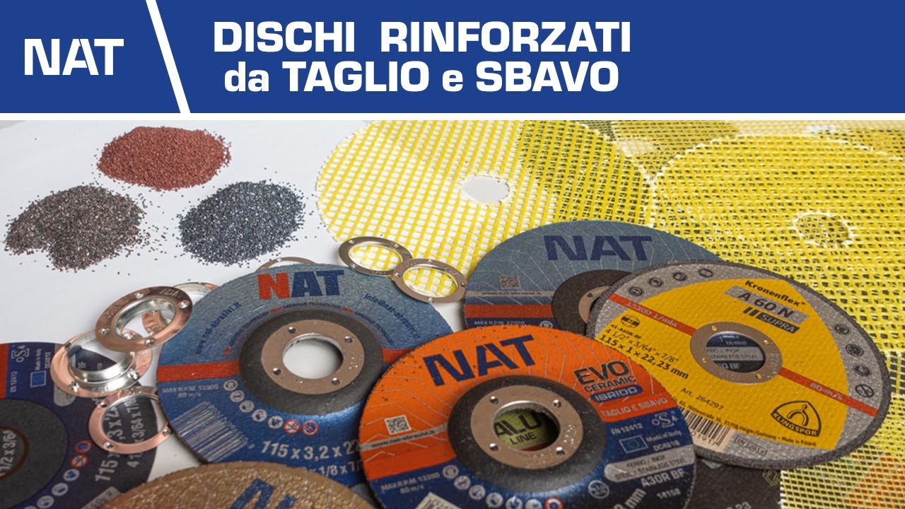 Dischi Rinforzati da taglio e sbavo