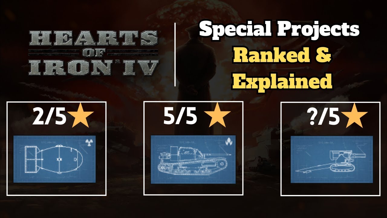 HOI4 Pro Ranks Every Special Project: Are They Worth It?