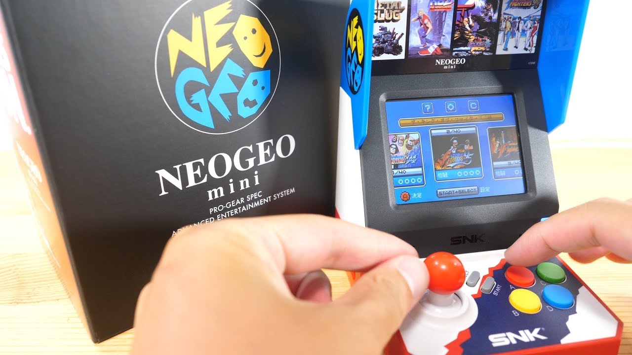 【NEOGEO mini】うぉぉーー懐かしすぎて泣ける!! やっと届いたネオジオ ミニを開封して遊ぶぞ!!
