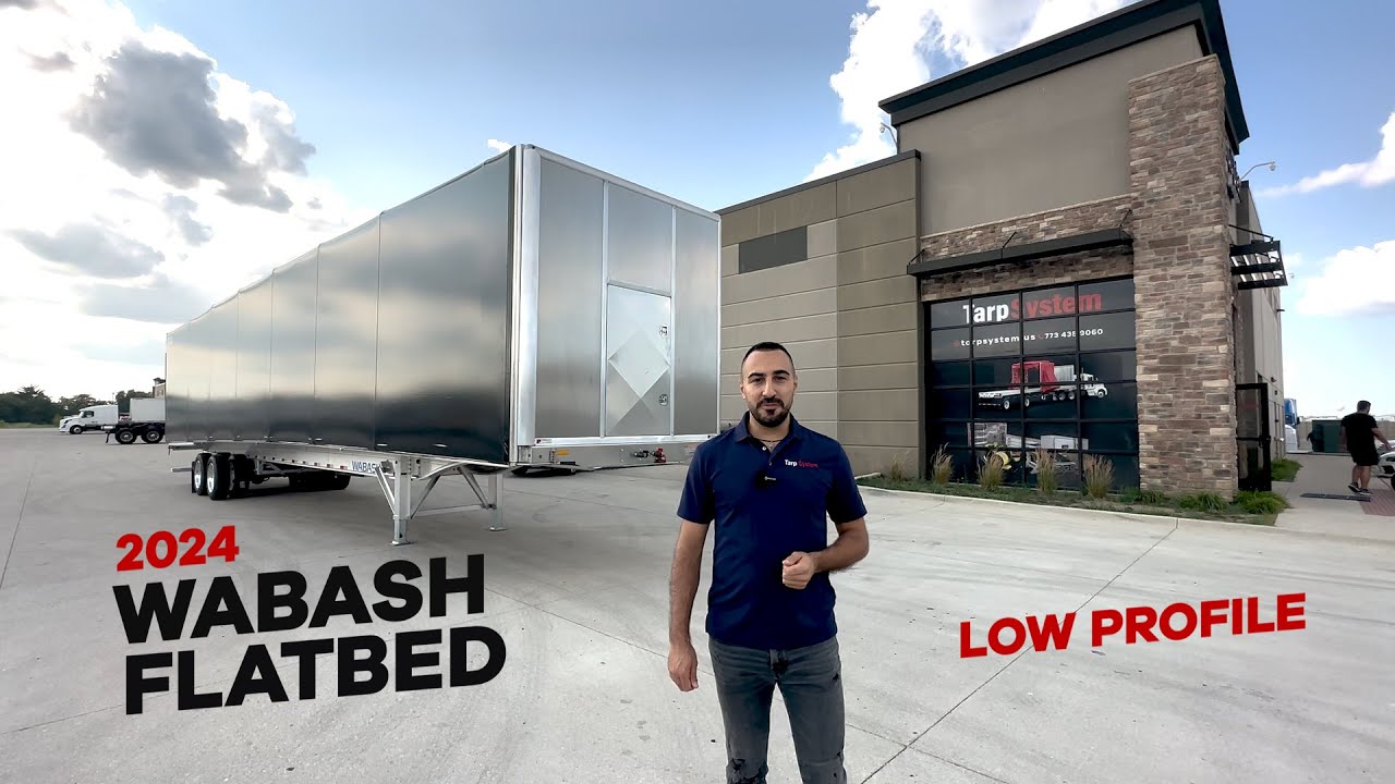 Revealing the new Wabash Flatbed with Fastrak Conestoga