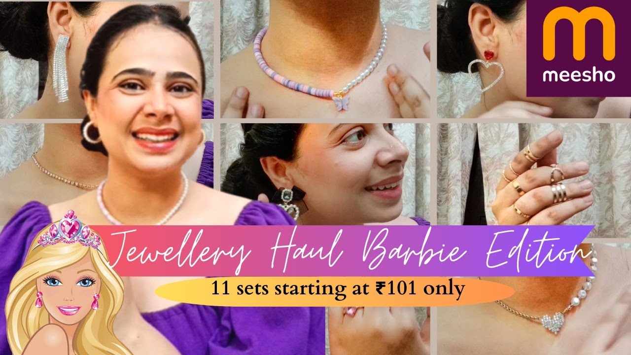11 Sets of *MEESHO JEWELLERY SET HAUL*😍 Starting at ₹101 | #meeshohaul #jewellery