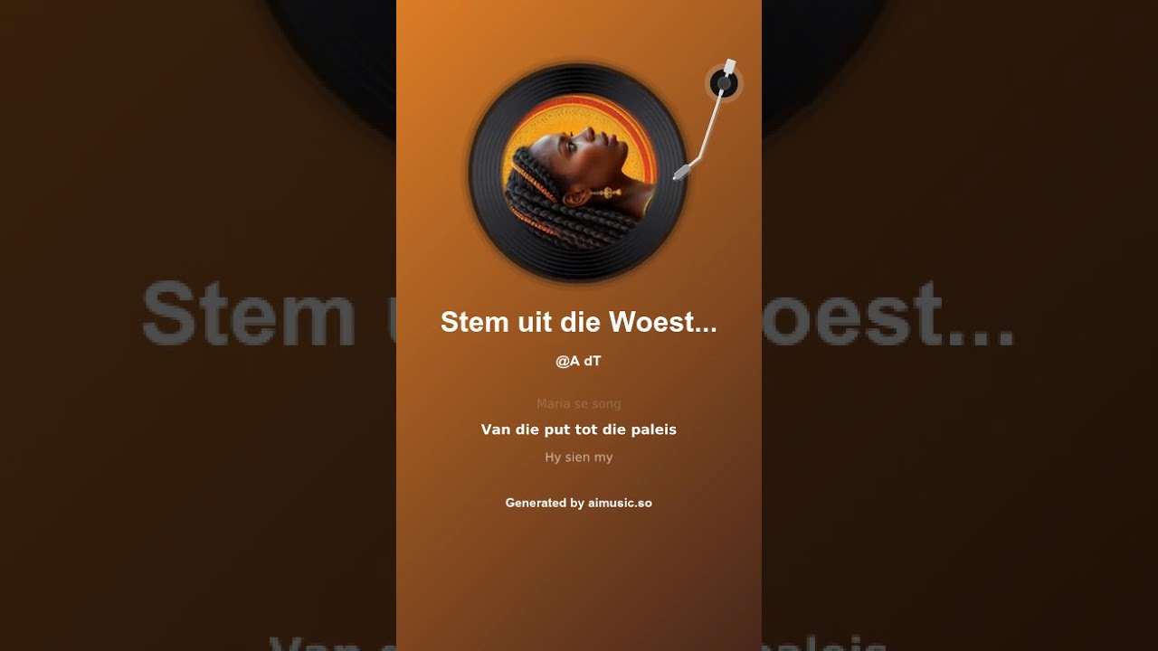 Stem uit die Woestyn