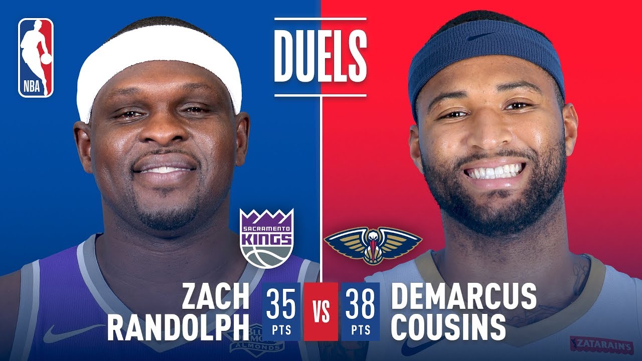 Big Man Duel Between Zach Randolph and DeMarcus Cousins | December 8, 2017