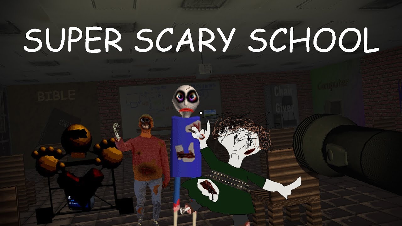 3D Blzzare School (SUPER Scary School) [Baldi Decompiled Mod]