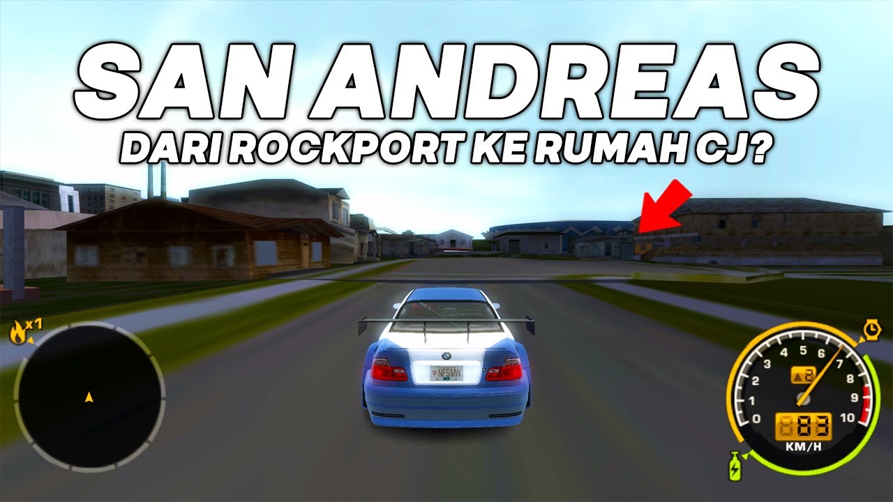 Dari COCKPORT City Bisa ke LOS SANTOS? - NFS Most Wanted: San Andreas Indonesia + Tutorial