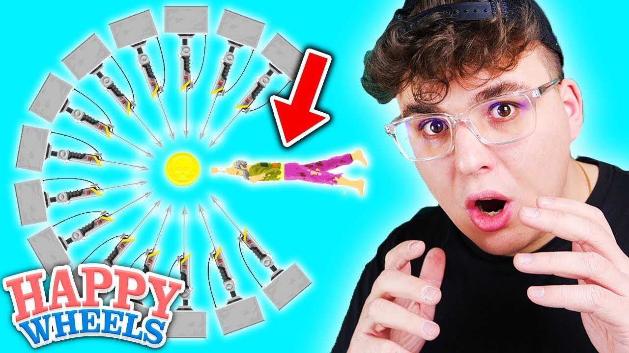 TYLKO 1% LUDZI PRZEJDZIE TĄ MAPE w HAPPY WHEELS!!!!!