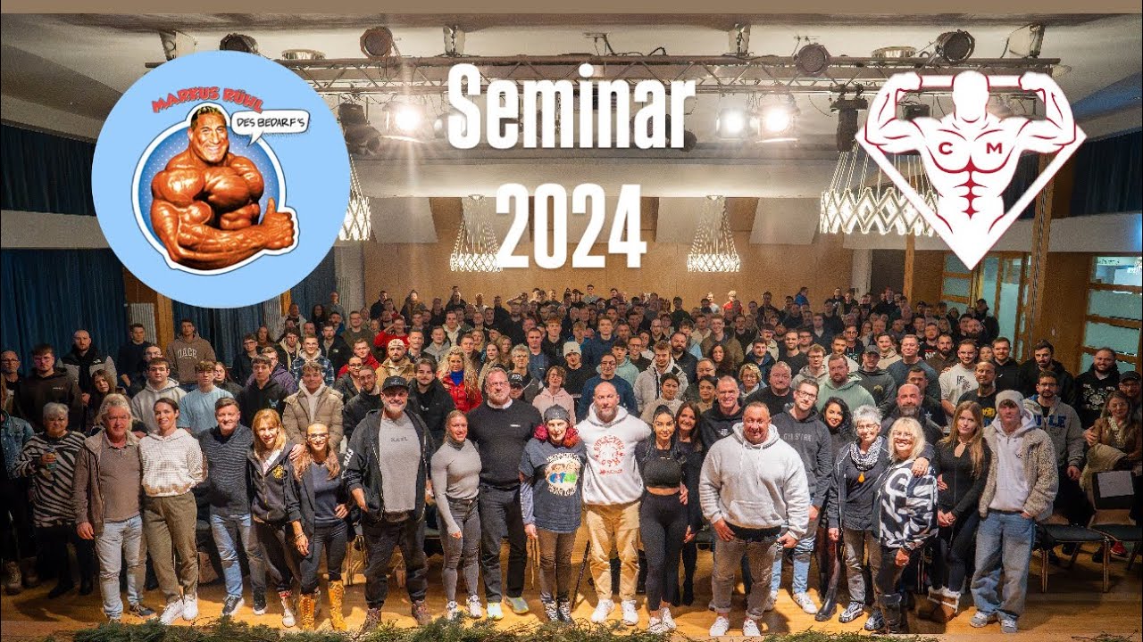 Year-end seminar 2024 / Bodybuilding Talk with Markus R&uuml;hl, 2x Ollesch and 2x Matthias