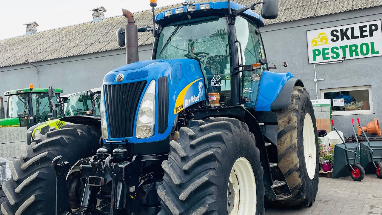 New Holland T8040, 335 km CUMMINS, 2008r, centralne smarowanie, prezentacja, engine sound *PESTROL*