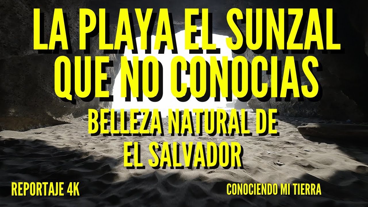 Playa El Sunzal Como No La Conocias - Belleza Natural de El Salvador - Reportaje 4K