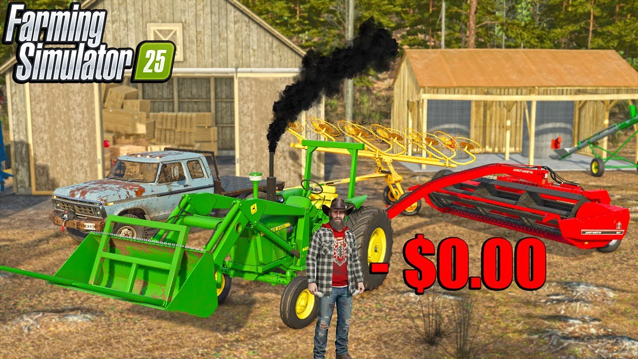 THIS NEW EQUIPMENT LEFT THE FARM COMPLETELY BROKE!? - (SURVIVAL FARMING)