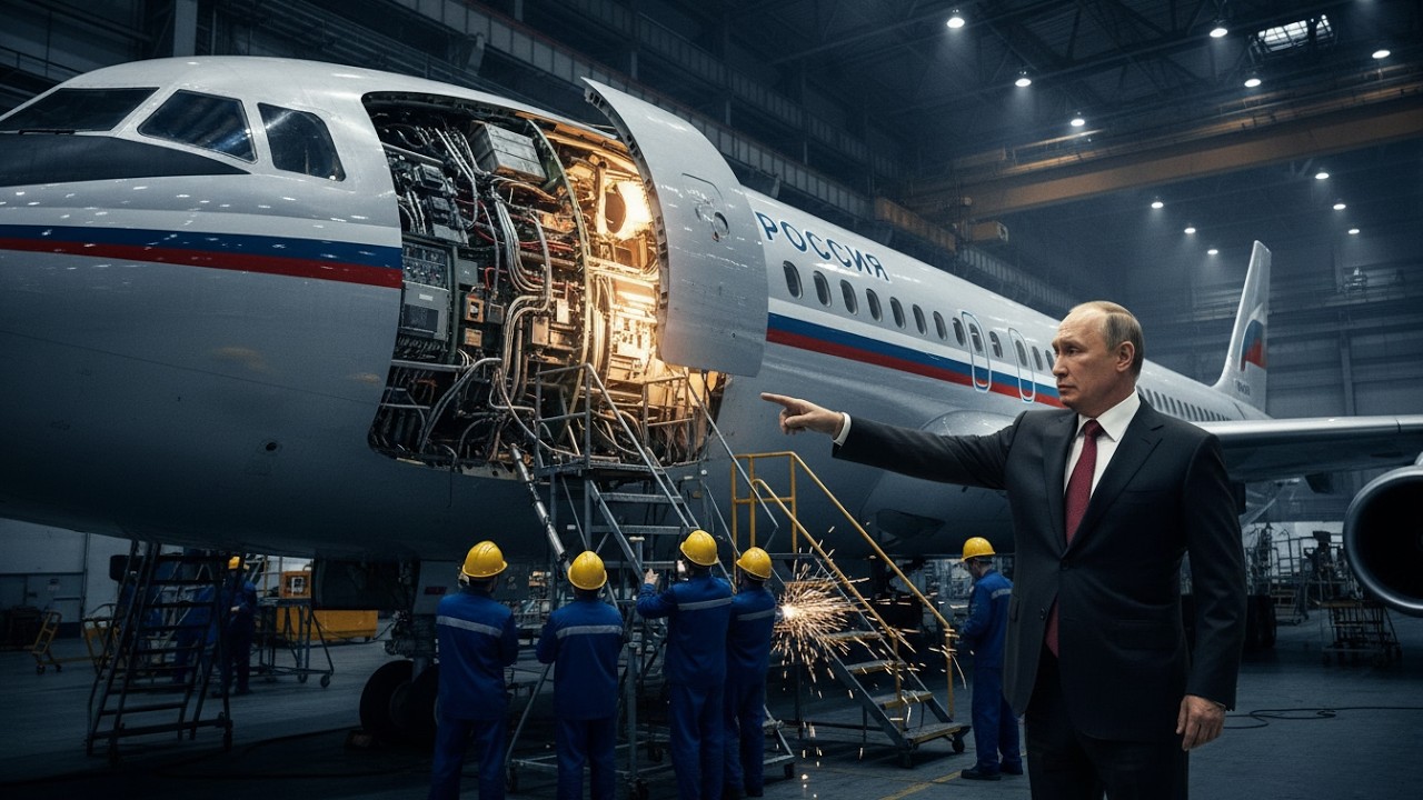 Russian Presidential Jet IL-96-300PU  Exclusive Factory Tour & Assembly Process