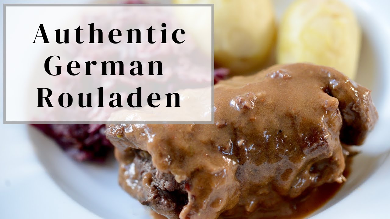 How to make Authentic German Rouladen