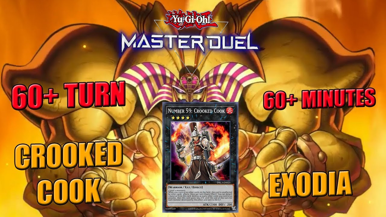 MY GRANDPA'S DECK TAKES ONE HOUR TO WIN! - GOD TIER EXODIA DECK YUGIOH MASTER DUEL RANKED