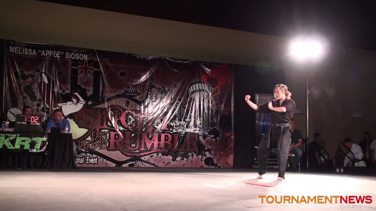 McKenna Jolly Adult Traditional Forms and Weapons Grands at the Sin City Rumble 2014