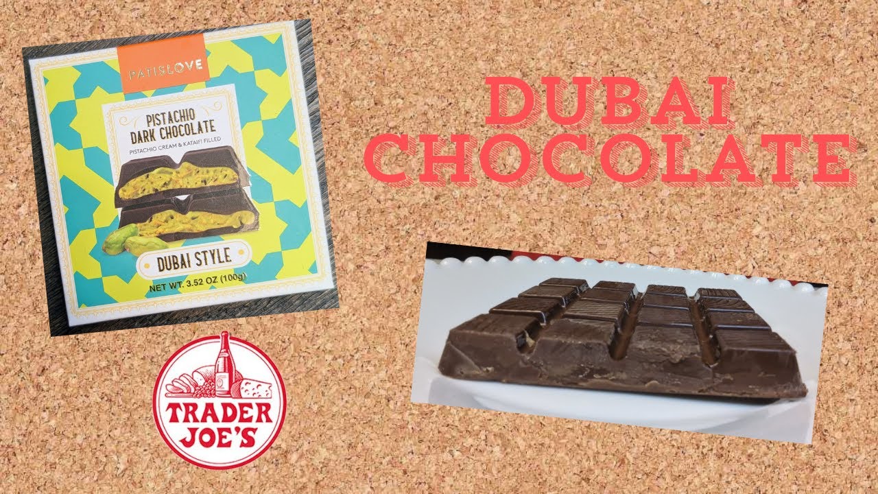 (ASMR)Trader Joe's Dubai chocolate トレジョ　ドバイチョコ