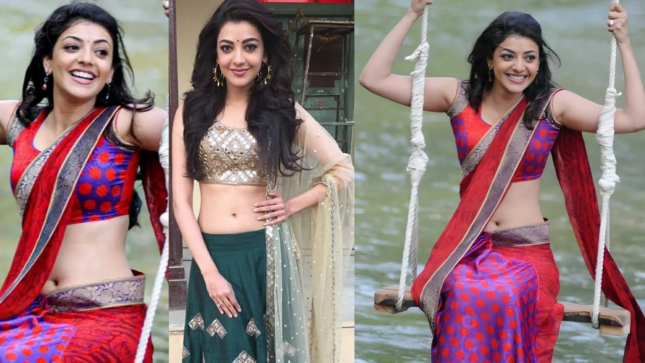 Kajal Aggarwal Hot Traditional Saree Photography Part 2 | Actress Kajal Fun with her Sister Nisha