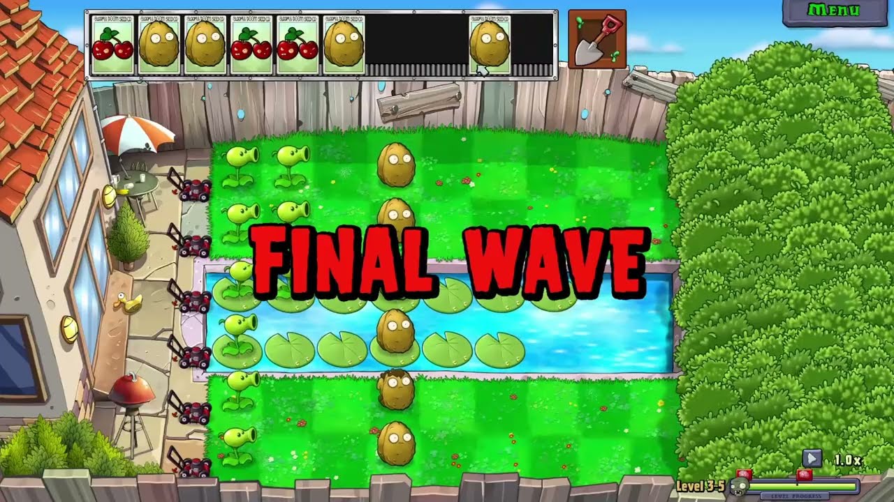 Plants vs. Zombies - Mini zombies attack