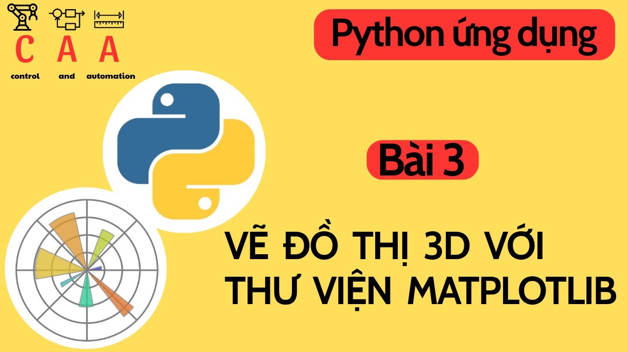 Vẽ đồ thị 3D với thư viện Matplotlib trong Python | Python matplotlib