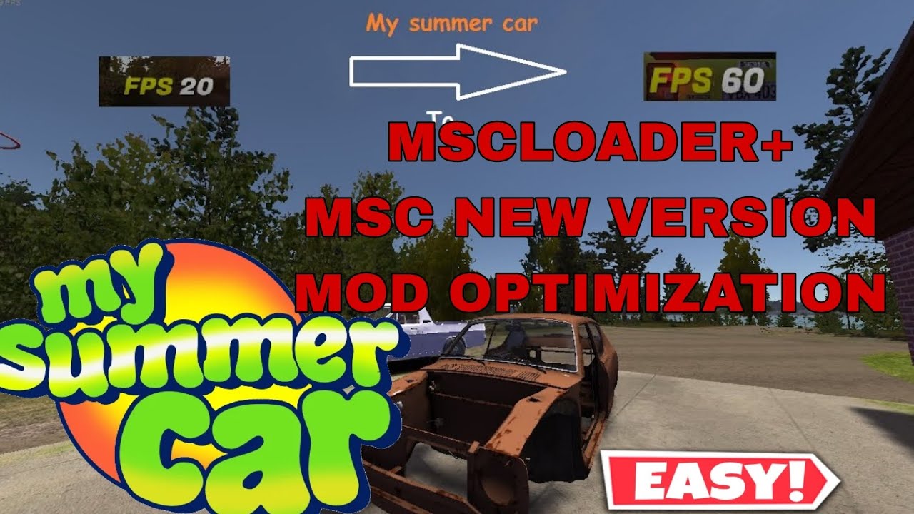 Как установить MSCLOADER+MSC NEW VERSION+MOD OPTIMIZATION. #MSC #MYSUMMERCAR
