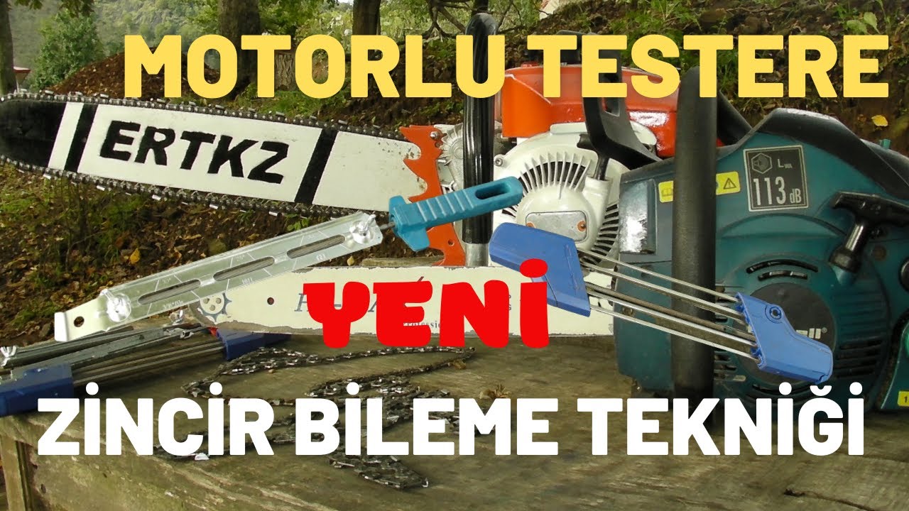 #Zincir bileme teknikleri motorlu #testere zinciri  bileme nasıl yapılır ? (how to sharpen chain)