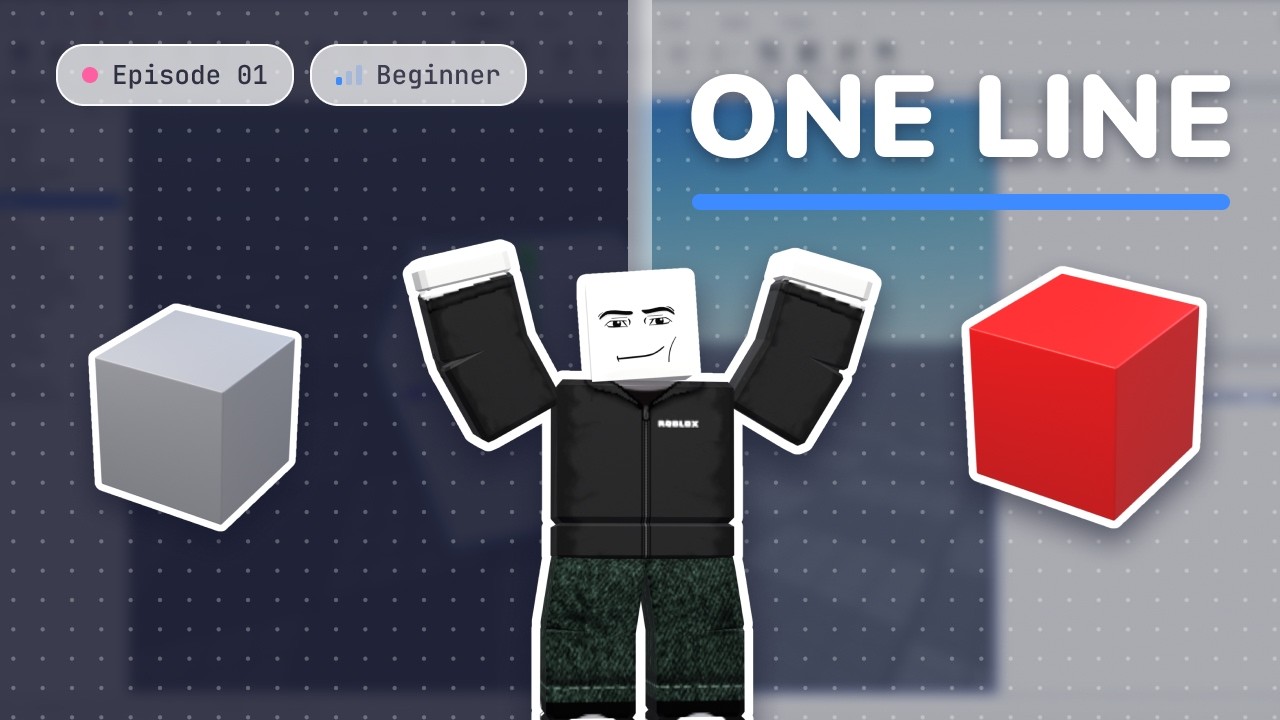 Your First Roblox Script (Beginner Scripting Ep&nbsp;1)