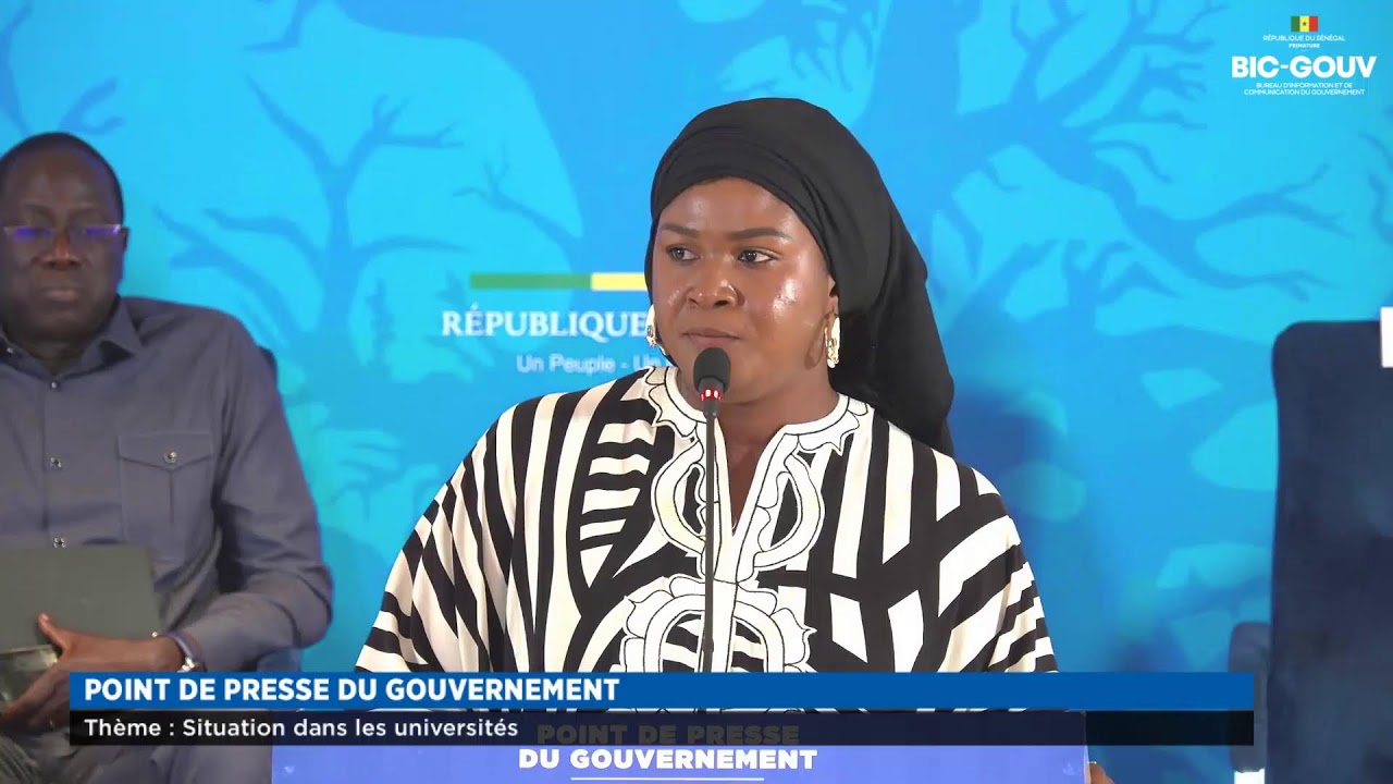 Point de presse du gouvernement : Situation dans les universités