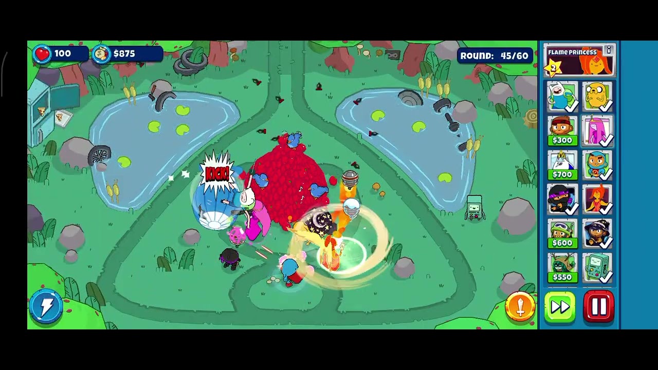 Bloons adventure time td #21 apple forest extreme