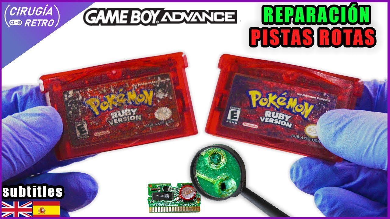 Operación Pokemon Ruby: Reparación de Pistas Rotas / Game Boy Advance / 4K
