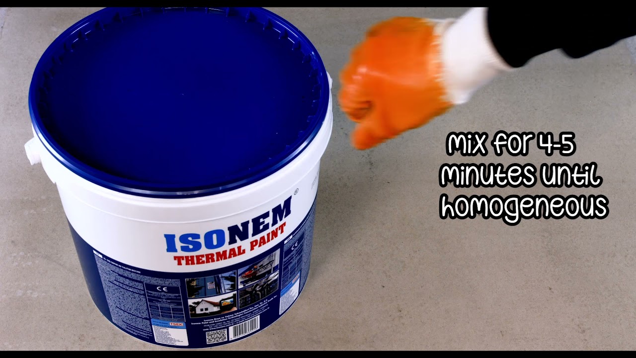 HOW TO APPLY ISONEM THERMAL PAINT FOR INTERIOR