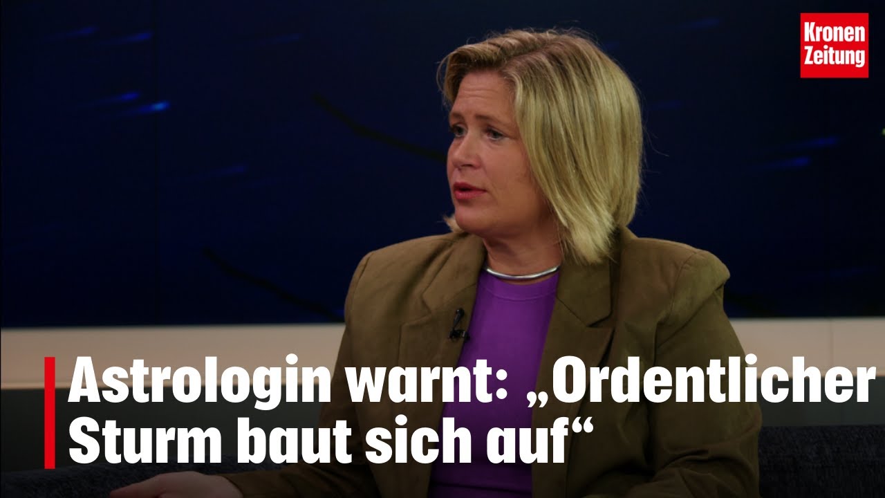 Astrologin zur Wochenqualit&auml;t: &bdquo;Ordentlicher Sturm baut sich auf&ldquo; | krone.tv Krone zu Mittag