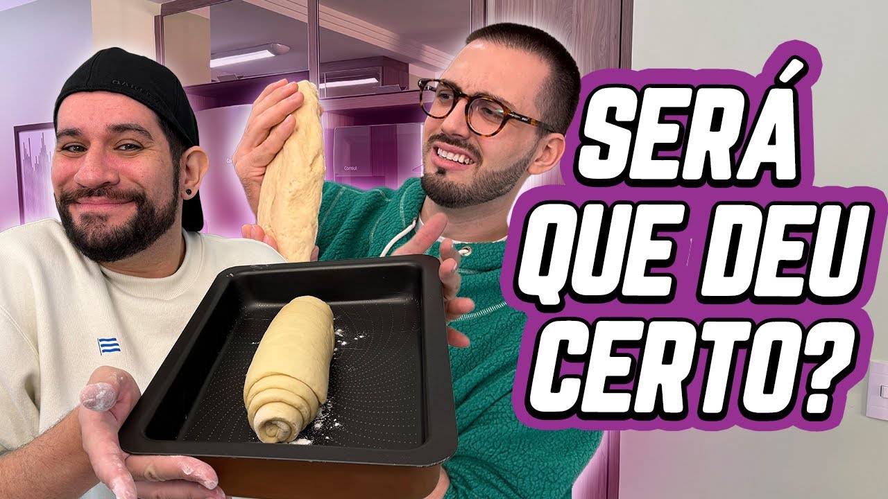 VLOG - PRIMEIRA VEZ FAZENDO P&Atilde;O CASEIRO