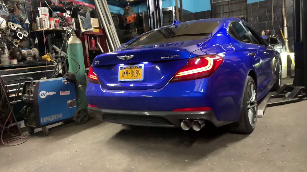 2019 g70 muffler delete 2.0t