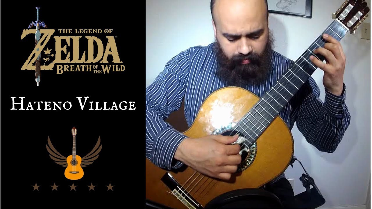 Hateno Village Guitar | Zelda Guitar Cover | BOTW (Tabs)