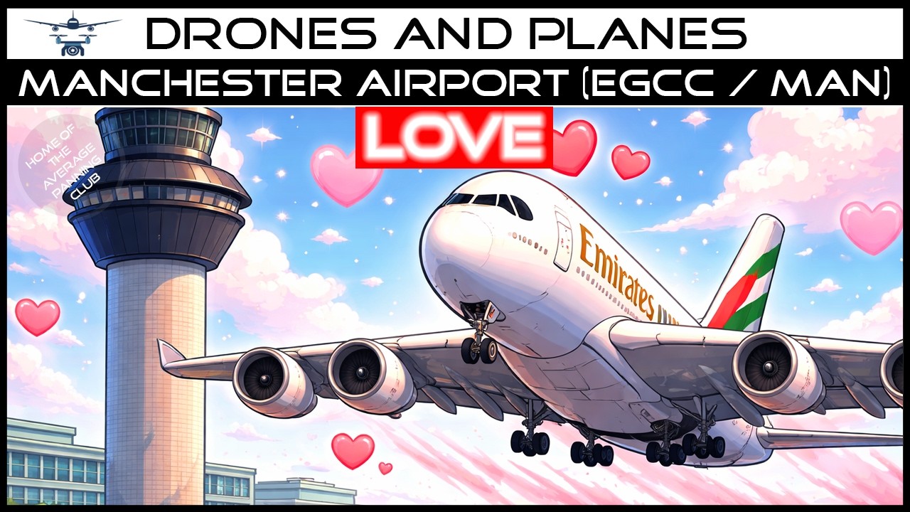 Manchester Airport Live Plane Spotting Action - Valentine's Day Special - A380, 787, A330, 777