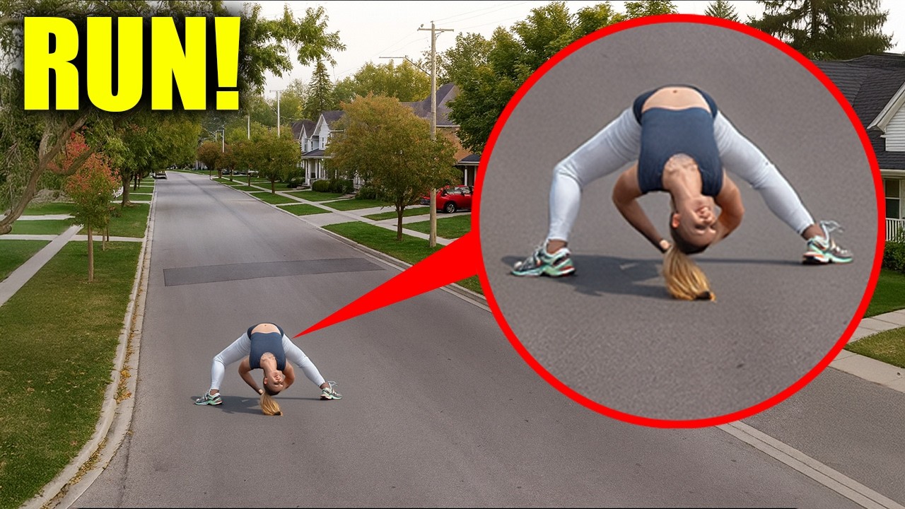 If you ever see this Lady in your NEIGHBOURHOOD doing this, RUN away FAST! (67 CURSE)