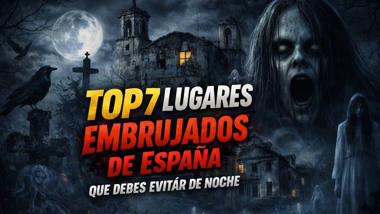 Top 7 Lugares Embrujados de España que Debes Evitar de Noche👻#historiadeespaña #españa #misterio