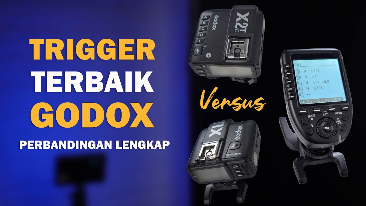 Perbandingan trigger Godox X1T Vs X2T Vs Xpro - Mana yang terbaik?