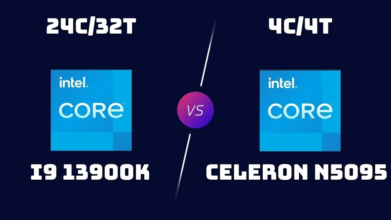 i9-13900K vs Celeron N5095 &ndash; Extreme Performance Gap Test