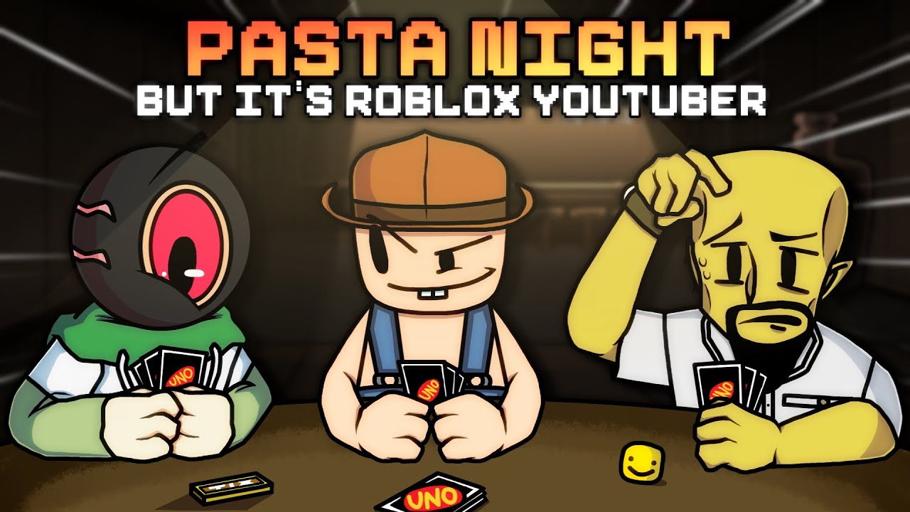 Pasta Night But It's Roblox Youtuber Sings It