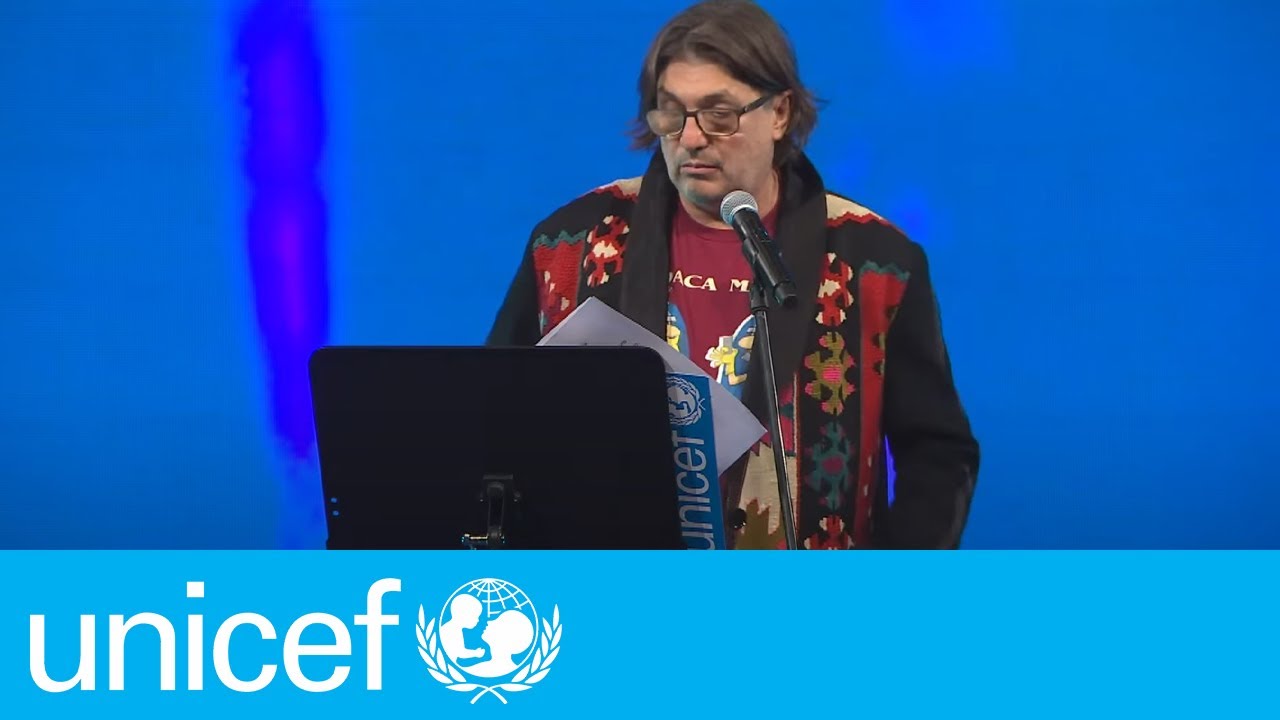 Speech by UNICEF Montenegro Goodwill Ambassador Antonije Pušić alias Rambo Amadeus (ENG subtitle)