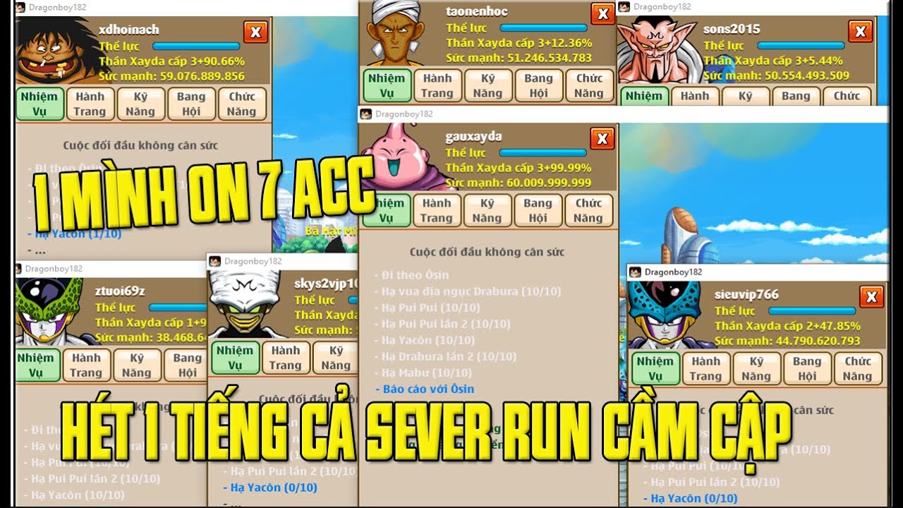 GẤU Xayda 1 M&igrave;nh Online 7 ACC CHIẾN NRNM ...GHI C&Aacute;I G&Igrave; TH&Iacute;CH V&Agrave;O ĐOẠN N&Agrave;Y...Mơ ƯỚC Của Bao Người...