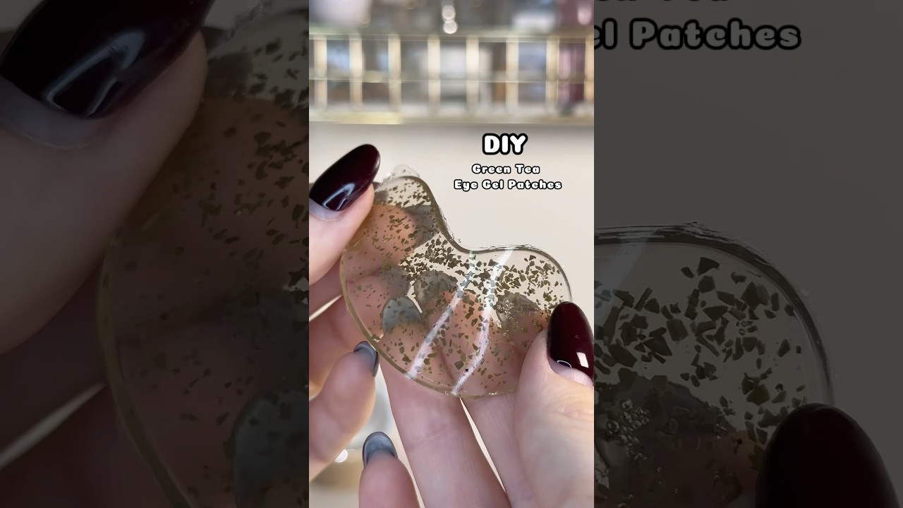 🌿 Green Tea DIY Gel Eye Patches 🌿 