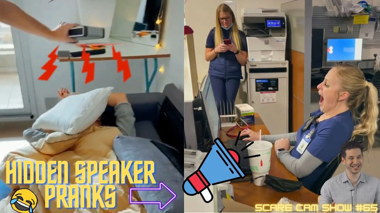 Hidden Speaker Pranks 5.0 || Scare Cam Show #65