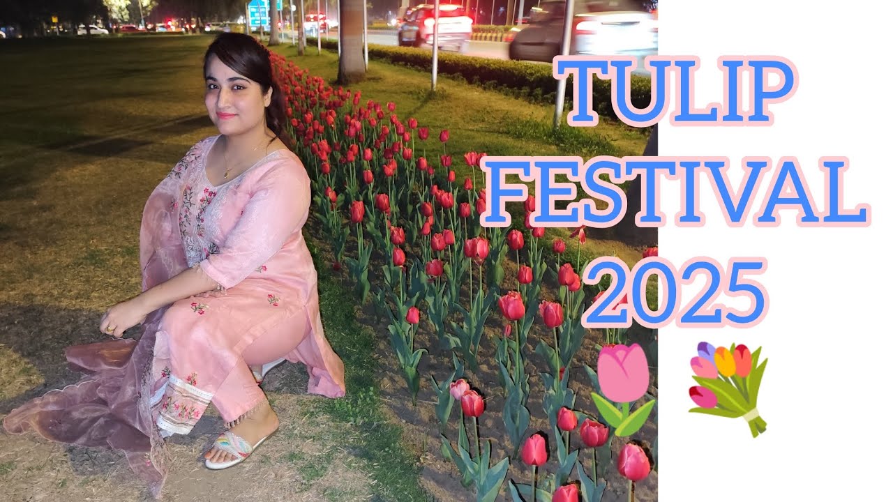 VLOG - TULIP FESTIVAL DELHI 2025 💐🌷