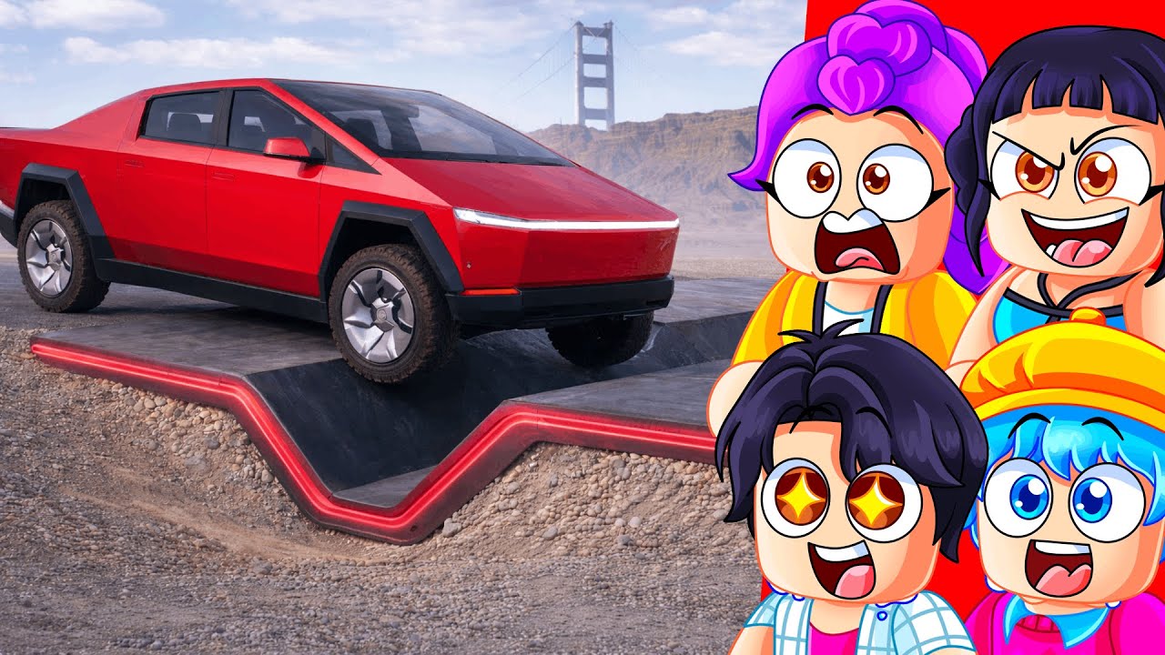 Cars vs Upside Down Speed Bumps Challenge in BeamNG Drive!