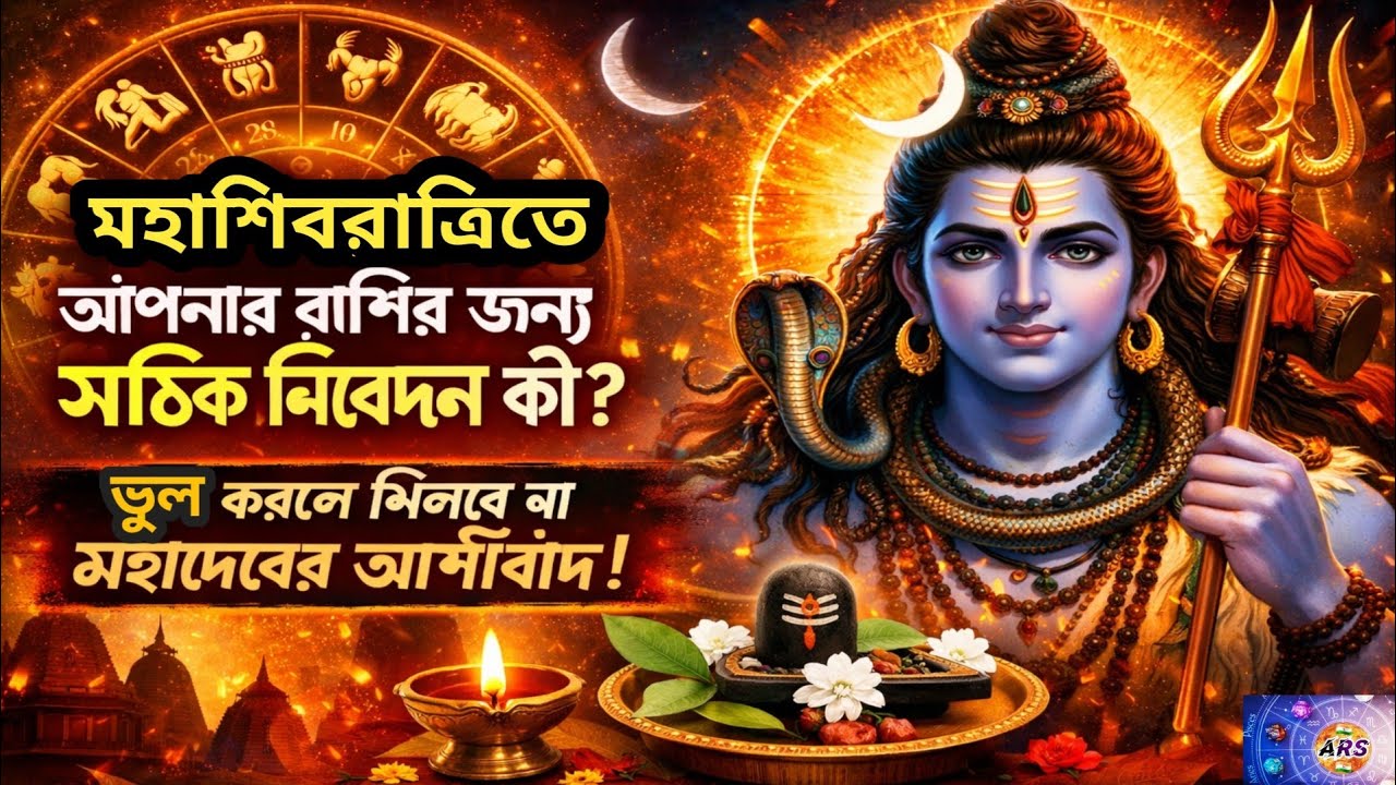 মহাশিবরাত্রিতে আপনার রাশির জন্য সঠিক নিবেদন কী? ভুল করলে মিলবে না মহাদেবের আশীর্বাদ!