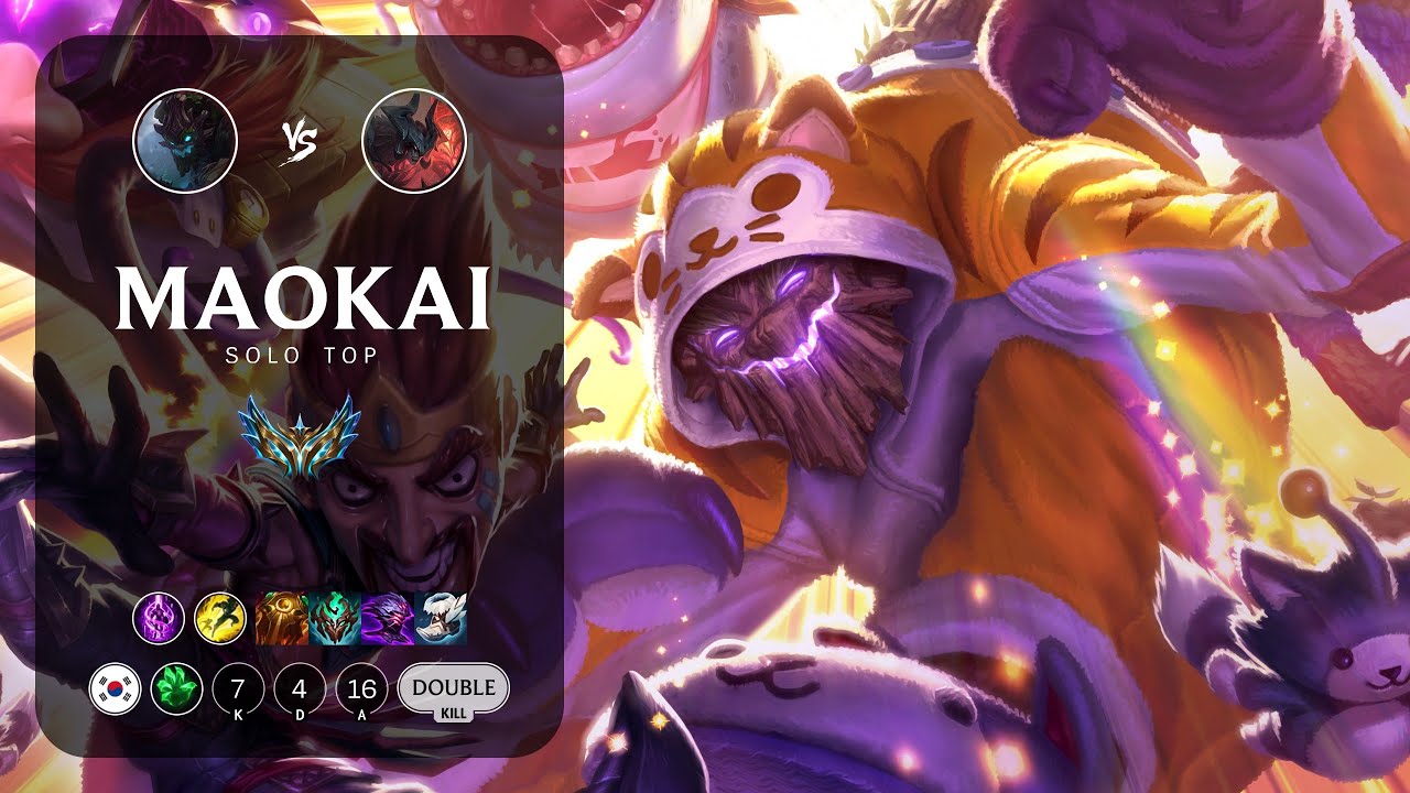 Maokai Top vs Aatrox - KR Challenger Patch 12.23