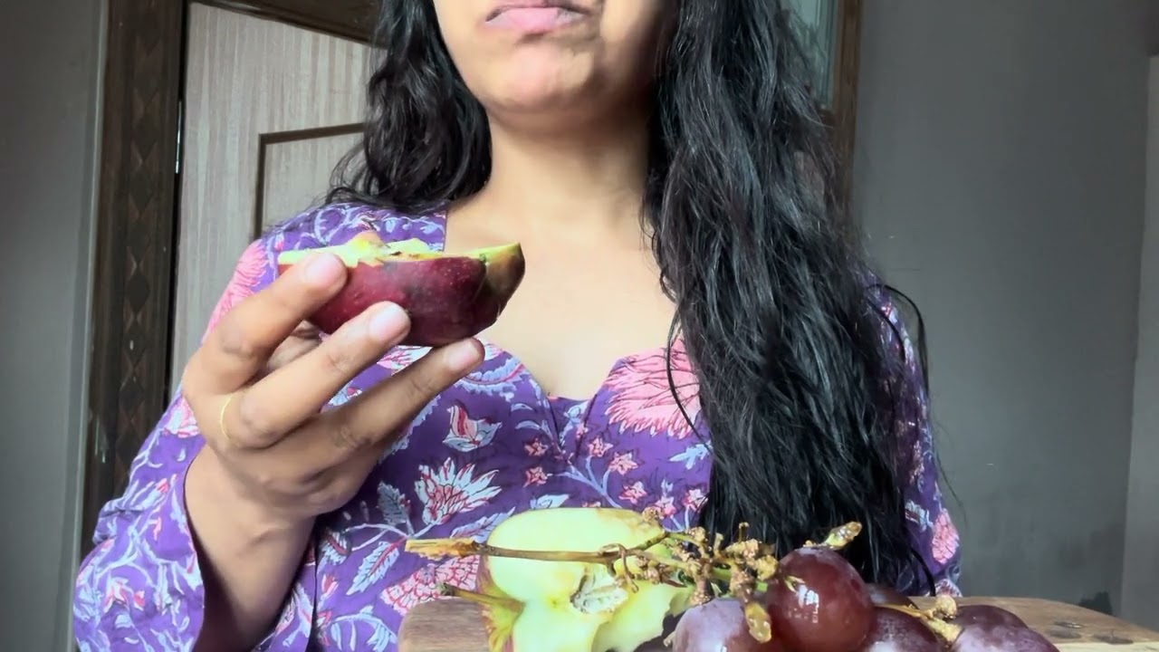  Daily Healthy Habit 🍎 | Apple Eating Routine !! ASMR VIDEO !! 