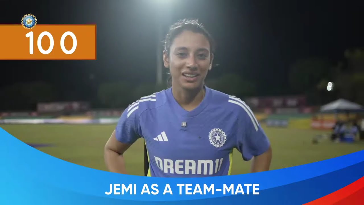 Jemimah Rodrigues | T20I 100 Match | Smriti Mandhana | Harmanpreet Kaur